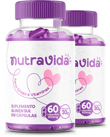 Nutra Vida 2 potes - suplemento vitamínico